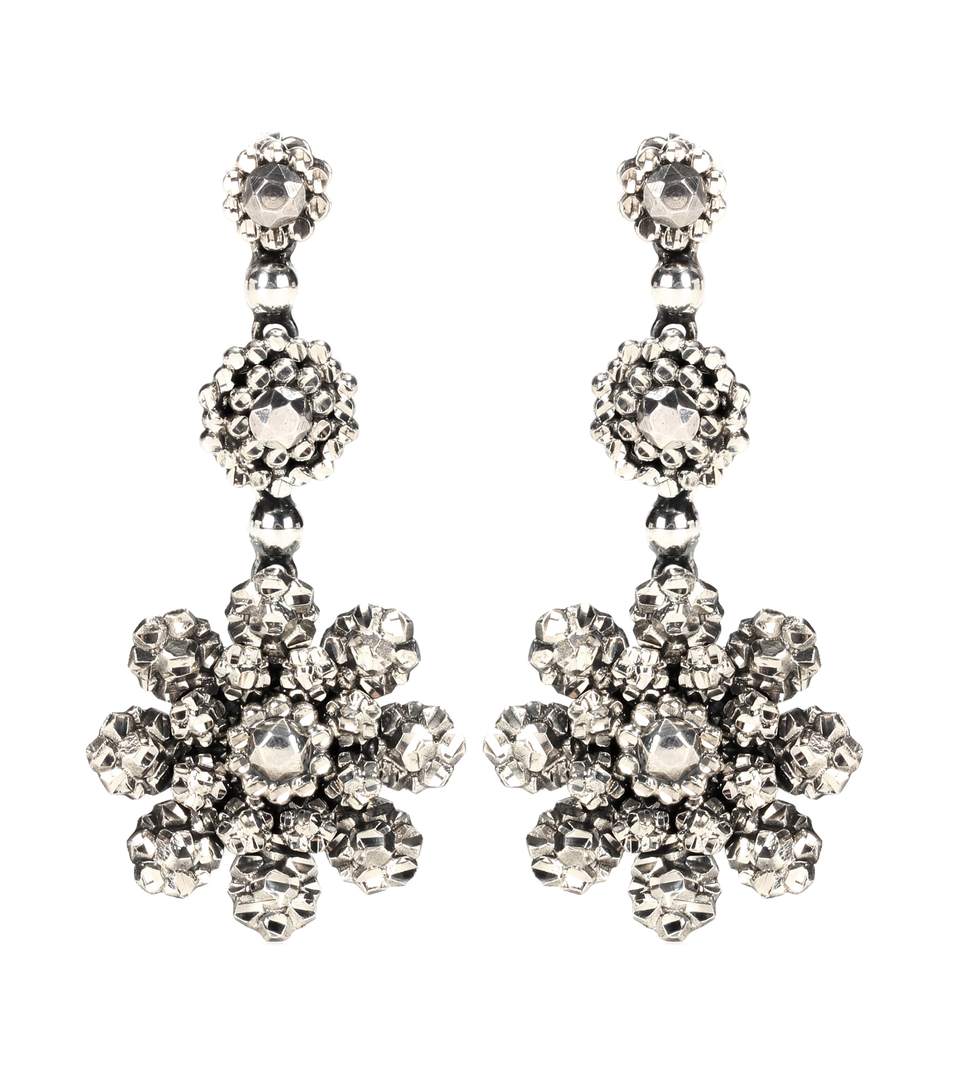 Bottega Veneta Silver Earrings | ModeSens