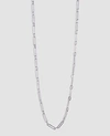 Ann Taylor Paperclip Chain Station Necklace In Silver