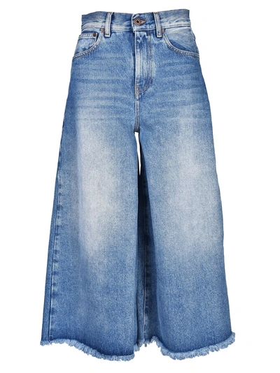 Off-white Flared Cropped Jeans