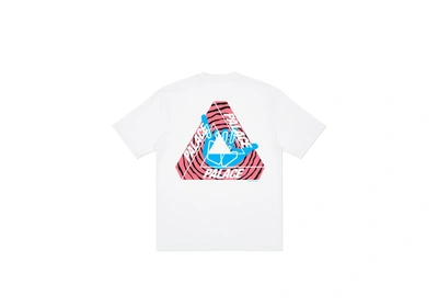 Pre-owned Palace  Tri-zooted Shakka T-shirt White