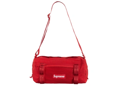 Pre-owned Supreme  Mini Duffle Bag Dark Red