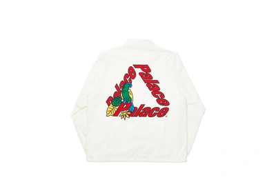 Pre-owned Palace Parrot -3 Coach Jacket White