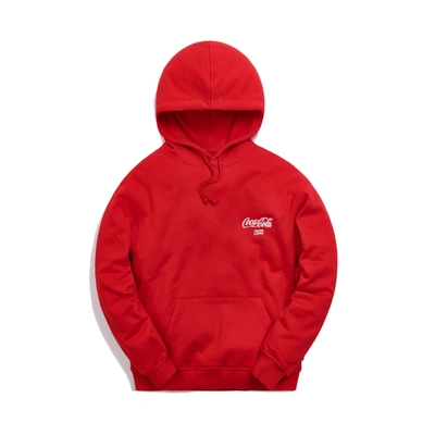 Pre-owned Kith  X Coca-cola Ribbon Logo Hoodie Red