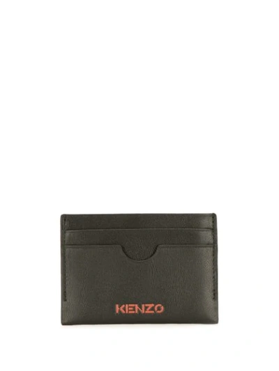 Kenzo Logo Cardholder In Black