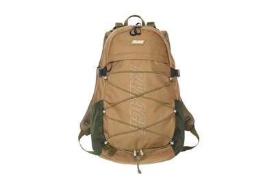 Pre-owned Palace  Ballistic Backpack Gold