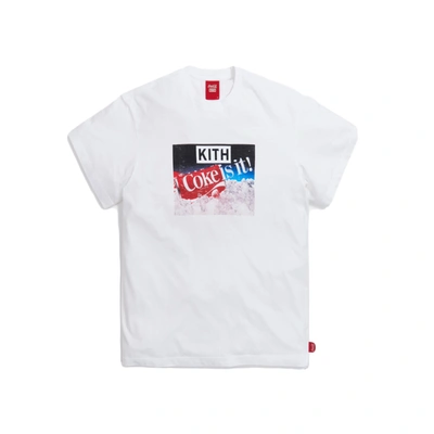 Pre-owned Kith  X Coca-cola Coke Is It Vintage Tee White