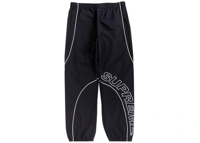 Pre-owned Supreme Piping Track Pant (fw20) Black
