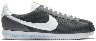 Pre-owned Nike  Classic Cortez Recycled Canvas In Iron Grey/barely Volt-white