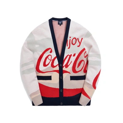 Pre-owned Kith X Coca-cola X Mitchell & Ness Coke Mountains Cardigan Multi
