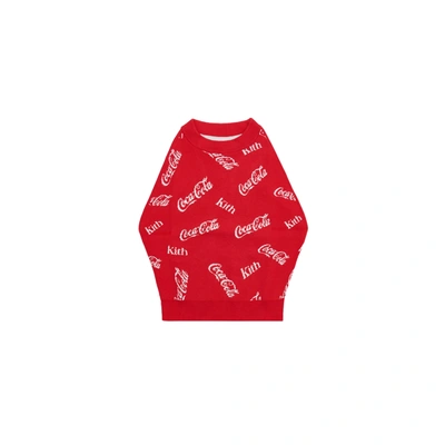 Pre-owned Kith  Women X Coca-cola Hilary Halter Top Red