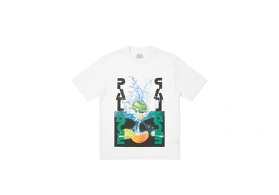 Pre-owned Palace  Frui T-shirt White