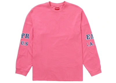 Pre-owned Supreme Cutout Sleeves L/s Top Pink