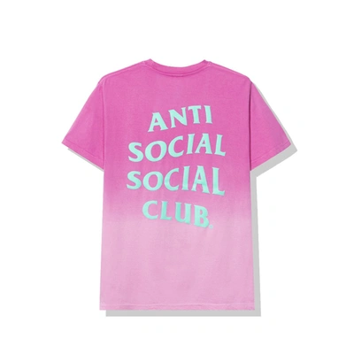 Pre-owned Anti Social Social Club  Gone Tee Pink