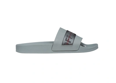 Pre-owned Off-white  Industrial Slides Medium Grey