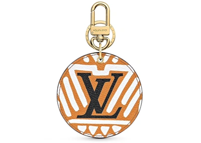 Pre-owned Louis Vuitton  Crafty Illustre Bag Charm And Key Holder Caramel