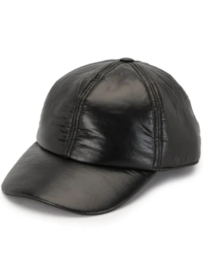Rick Owens Drkshdw Padded Baseball Cap In Black