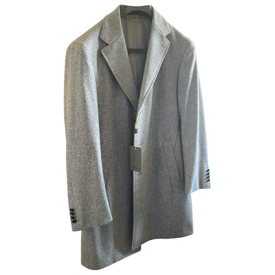 Pre-owned Canali Cashmere Coat In Grey