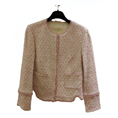 Pre-owned Giambattista Valli Pink Cotton Jacket