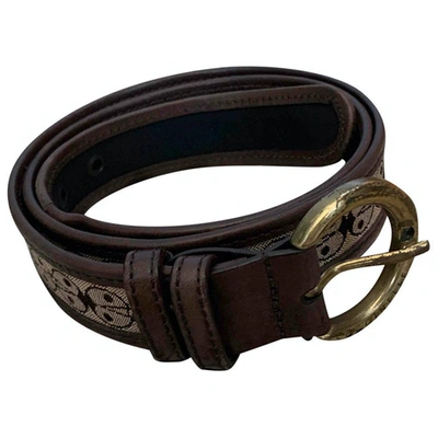 Pre-owned Coccinelle Brown Leather Belt