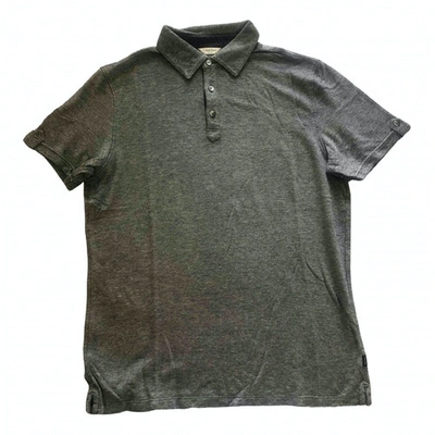 Pre-owned Calvin Klein Polo Shirt In Anthracite