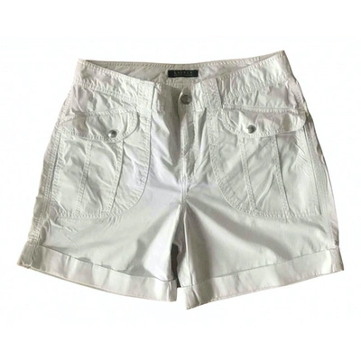 Pre-owned Lauren Ralph Lauren White Cotton Shorts