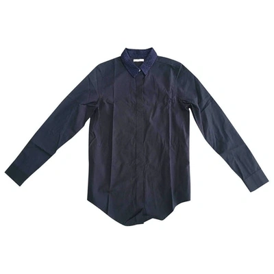 Pre-owned Tome Navy Cotton Top