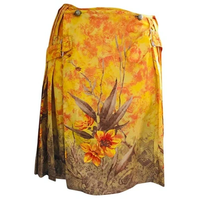 Pre-owned Jean Paul Gaultier Mid-length Skirt In Yellow