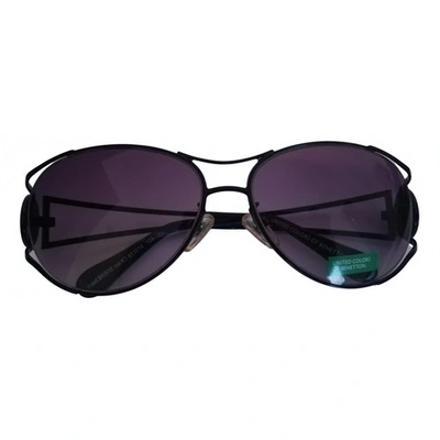 Pre-owned Benetton Black Metal Sunglasses