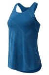 New Balance Q Speed Fuel Jacquard Tank In Rogue Wave Heather