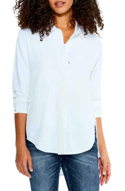 Nic + Zoe Tech Stretch Shirt In Paper White