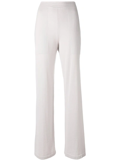 Calvin Klein Collection Knitted Flared Trousers In 685
