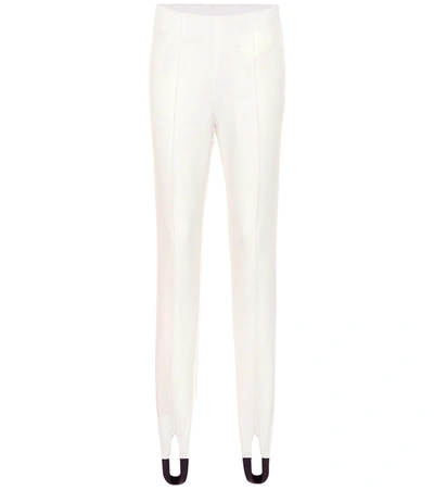 Bogner Elaine Stirrup-cuffs Nylon-blend Ski Trousers In White