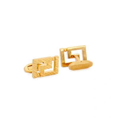 Versace Greco Gold-tone Cufflinks