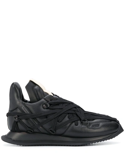 Rick Owens Tecuatl Maximal Runner Sneakers In Black