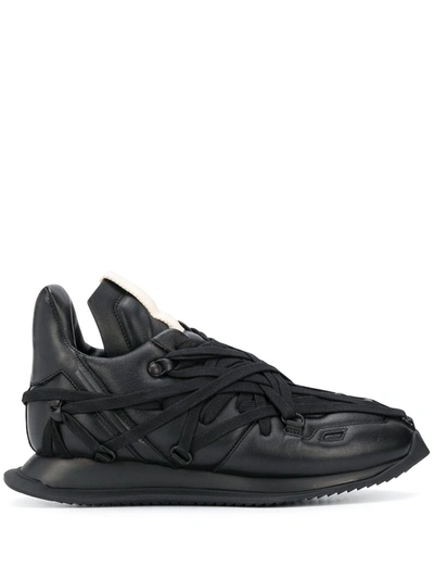 Rick Owens Tecuatl Maximal Runner Trainers In Black