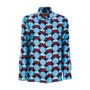 La Doublej Boy Shirt In Sfere Azzurro