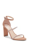 Vince Camuto Women's Fairah Strappy High Heel Sandals In Brown Nubuck Leather