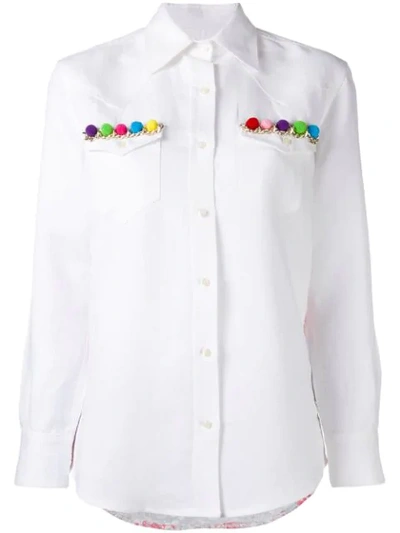Forte Couture Forte Dei Marmi Couture Thelma Embellished Shirt - White