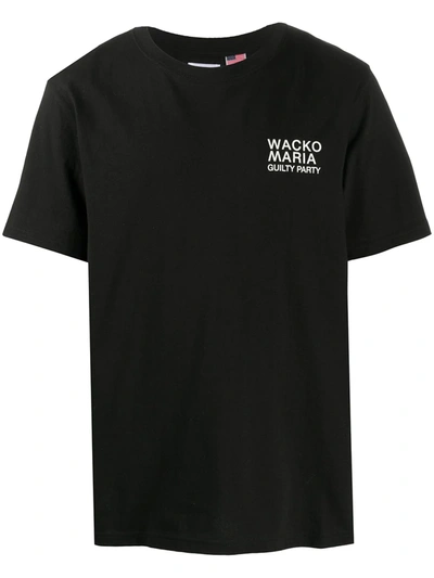 Wacko Maria Guilty Parties Print T-shirt In Schwarz