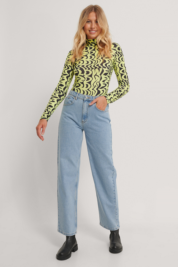 EMILIE MALOU X NA-KD Jeans for Women | ModeSens