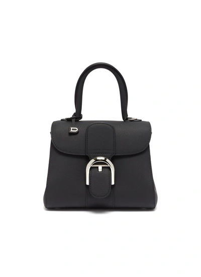 Delvaux 'brilliant Mini Rodéo' Shoulder Bag In Black