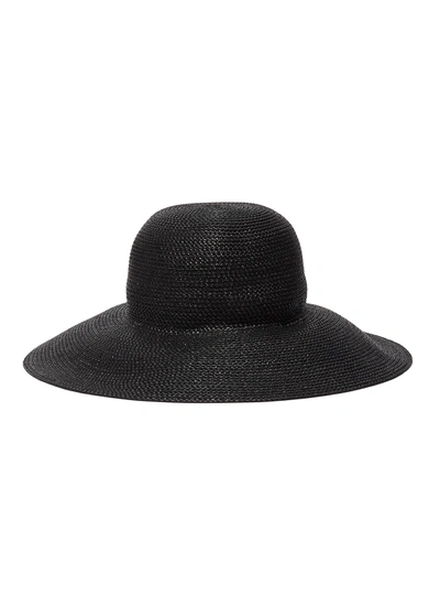 Eric Javits 'hampton' Wide Brim Squishee® Hat In Black