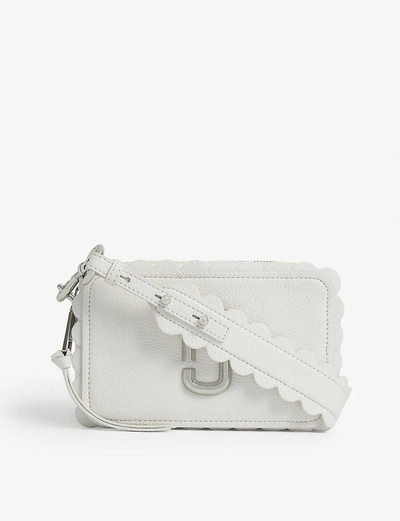 Marc Jacobs Softshot 21 Scallop Leather Cross body Bag In White ModeSens