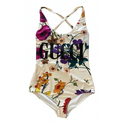 Pre-owned Gucci Multicolour Lycra Swimwear