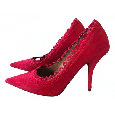 Pre-owned Tabitha Simmons Heels In Pink