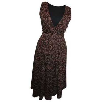 Pre-owned Michael Kors Mid-length Dress In Brown
