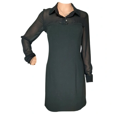 Pre-owned Claudie Pierlot Mini Dress In Black