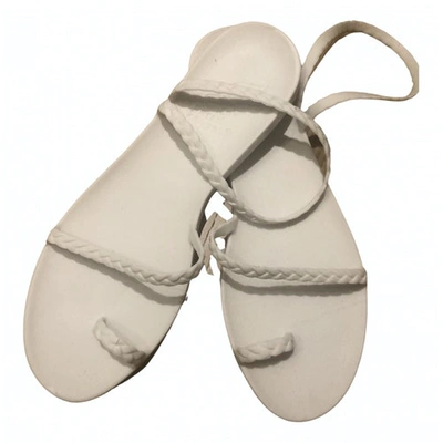 Pre-owned Ancient Greek Sandals White Rubber Sandals