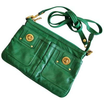 Pre-owned Marc By Marc Jacobs Leather Crossbody Bag In Green
