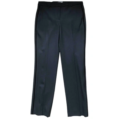 Pre-owned Gerard Darel Straight Trousers In Blue